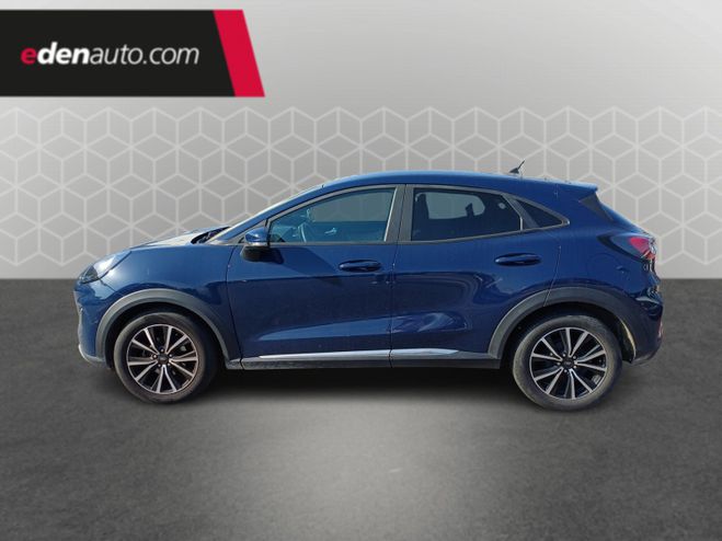 Ford Puma 1.0 Flexifuel 125 ch S&S BVM6 Titanium bleu de 2022