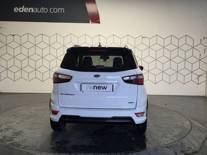 Ford Ecosport 1.0 EcoBoost 125ch S&S BVM6 ST-Line blanc de 2018