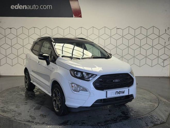 Ford Ecosport 1.0 EcoBoost 125ch S&S BVM6 ST-Line blanc de 2018