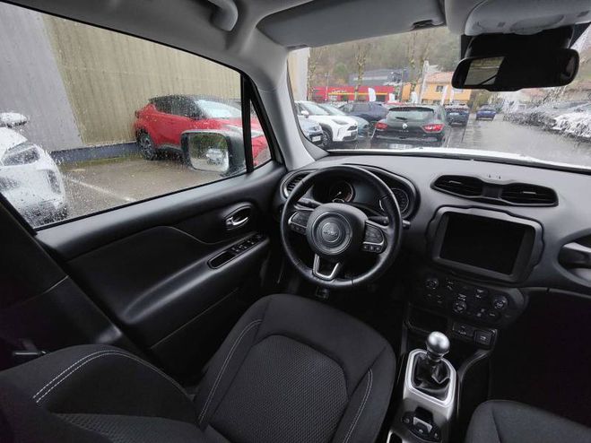 Jeep Renegade 1.6 l MultiJet 120 ch BVM6 Limited blanc de 2020