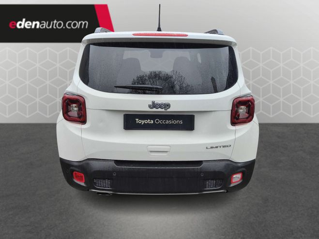 Jeep Renegade 1.6 l MultiJet 120 ch BVM6 Limited blanc de 2020