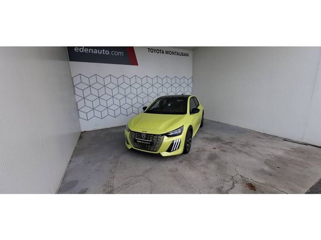 Peugeot 208 Hybrid 100 e-DCS6 GT jaune de 2024
