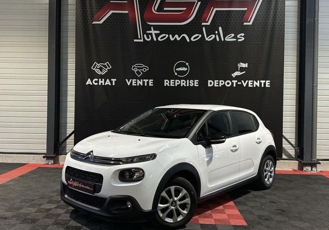 Citroen C3 St� 1.2 VTi 82ch S&S Feel Nav Blanc de 2018