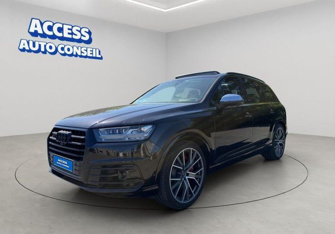 Audi SQ7 (2) 4.0 TDI 435ch QUATTRO 7pl TO BOSE AT Noir de 2018