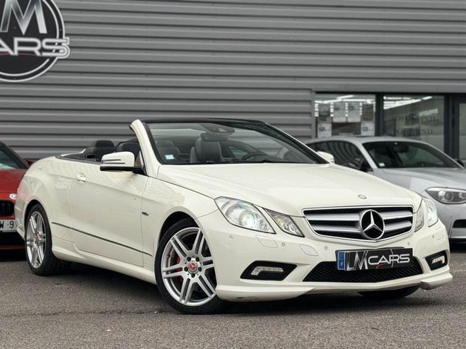 Mercedes Classe E 250 Cabriolet CDI BlueEfficiency 7G-Tron BLANC de 2011