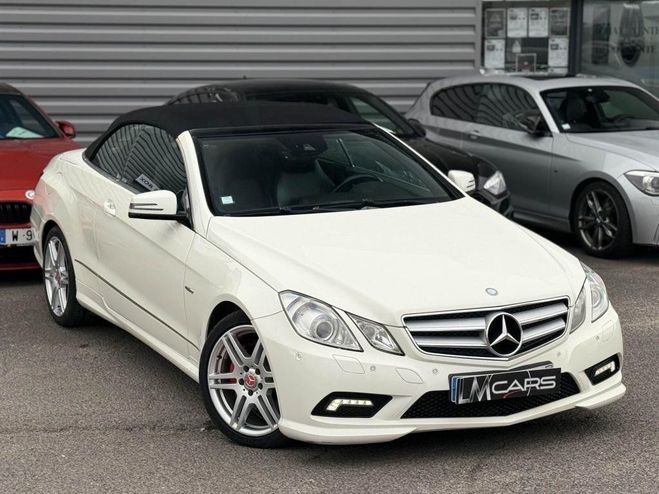 Mercedes Classe E 250 Cabriolet CDI BlueEfficiency 7G-Tron BLANC de 2011