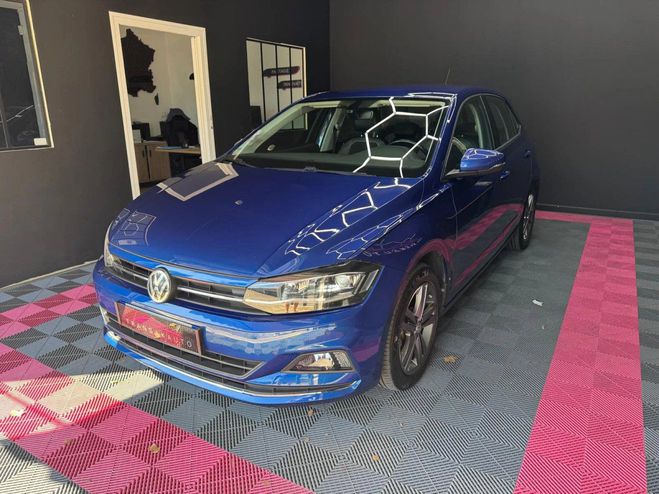 Volkswagen Polo VI Carat camera de recul siege chauffant Bleu de 2018