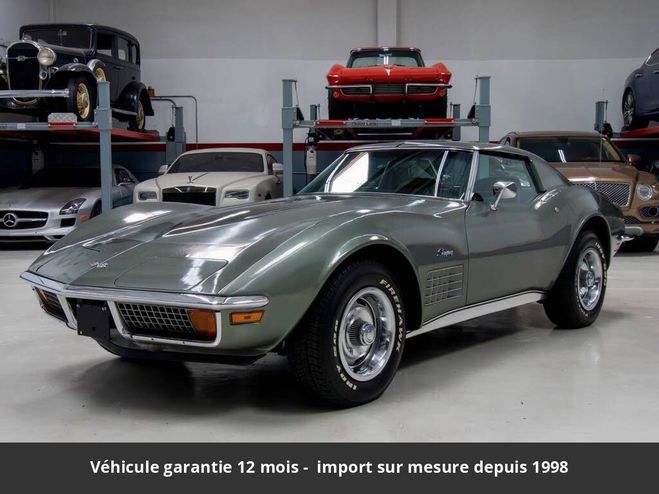 Chevrolet Corvette C3 1972 coupe 350 ci v8 300 hp code zq3  Gris de 1972