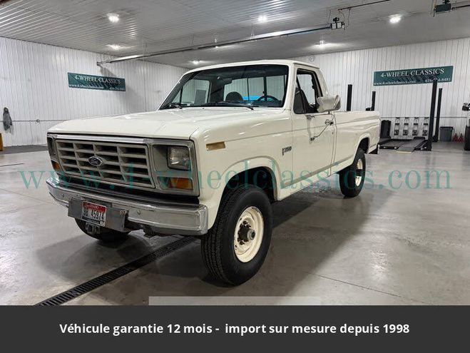 Ford F250 1985 pickup 460 ci v8 220 hp code l 3 vi Blanc de 1985