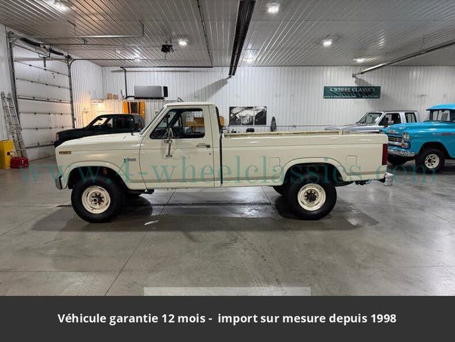 Ford F250 1985 pickup 460 ci v8 220 hp code l 3 vi Blanc de 1985