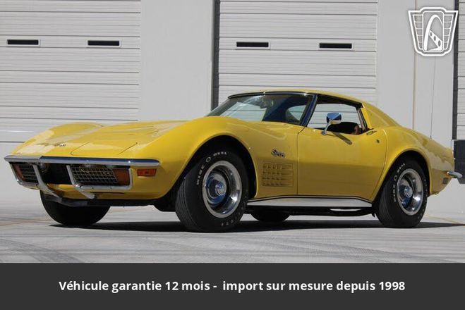 Chevrolet Corvette C3 1972 coupe 350 ci v8 300 hp code zq3  Jaune de 1972