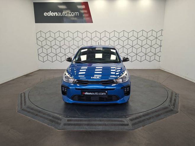 Kia Rio 1.0 T-GDi 100 ch DCT7 GT-Line bleu de 2023