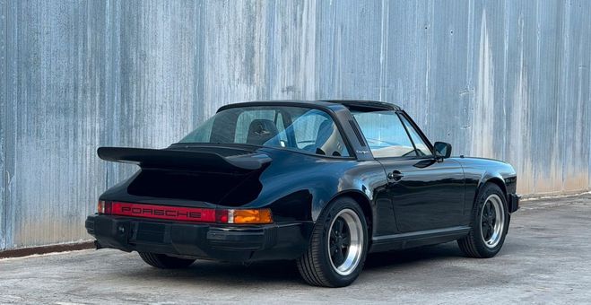 Porsche 911 Carrera 3.2 Targa Noir Noir de 1984
