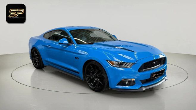 Ford Mustang * GT V8 5.0 421 CH * MANUELLE * CUIR * G Bleu de 2017