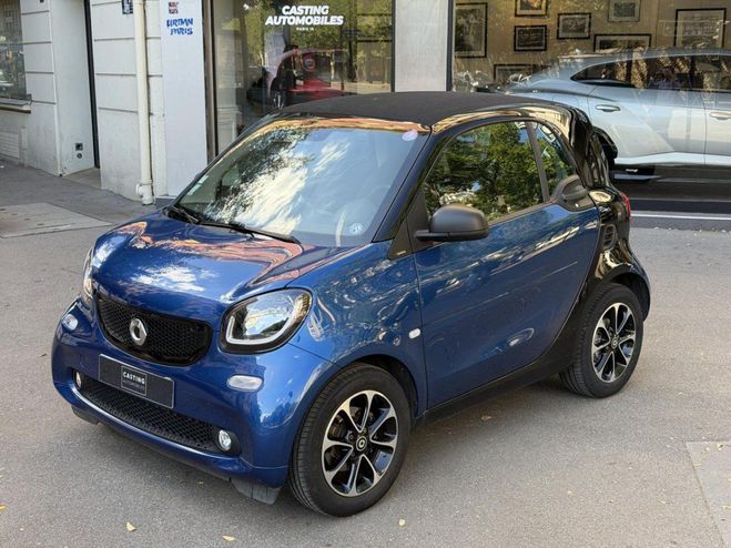 Smart Fortwo Coupe 0.9i - 90 S&S - BV Twinamic II 201 BLEU/NOIR de 2017