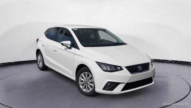 Seat Ibiza 1.0i - 80 Style PHASE 2 Apple car play - Blanc caddy de 2023