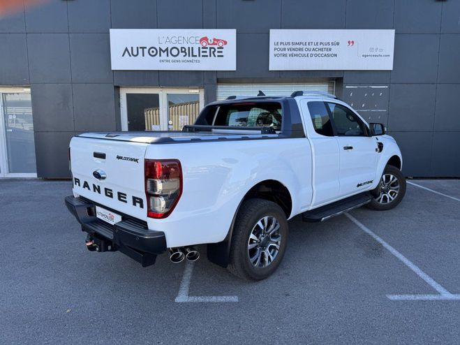 Ford Ranger 2.0l Ecoblue 213ch BVA10 Wildtrack �tat  Blanc de 2022