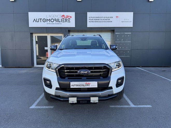 Ford Ranger 2.0l Ecoblue 213ch BVA10 Wildtrack �tat  Blanc de 2022