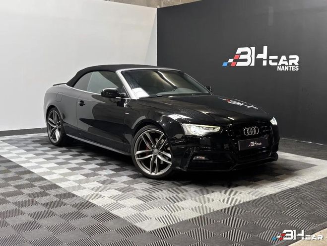 Audi A5 CABRIOLET 3.0 TDI V6 220 S-LINE QUATTRO  Noir de 2015
