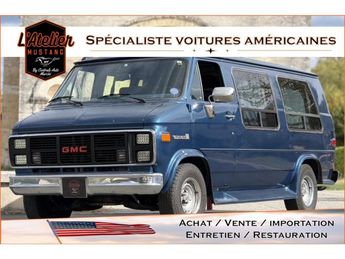  Voir d&eacute;tails -Gmc Sierra 2500 VAN VANDURA V8 BLEU &agrave; Saint-M�dard-de-Mussidan (24)