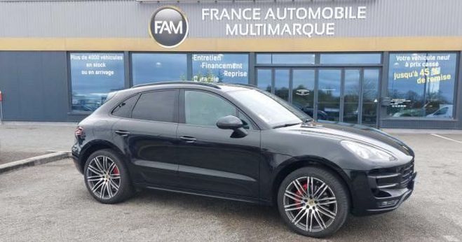 Porsche Macan Turbo 3.6 V6 400 ch PDK Noir de 2016