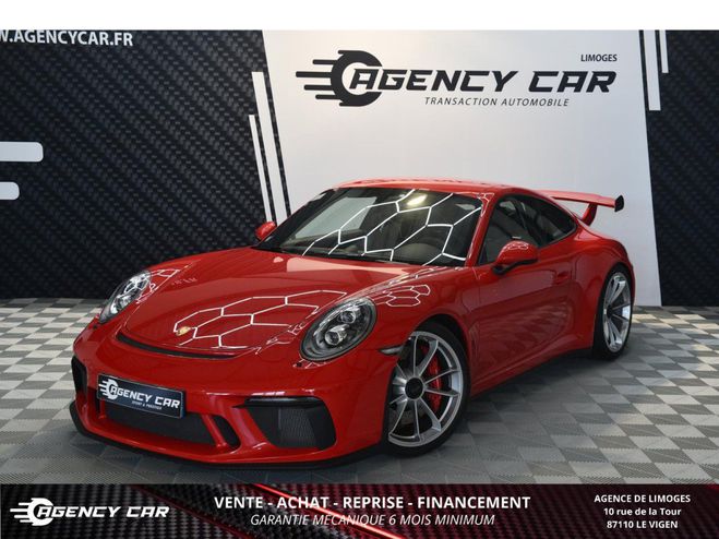 Porsche 911 GT3 4.0 500ch - 2018 - Rouge - Baquets I ROUGE CLAIR de 2018