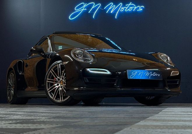 Porsche 911 991 3.8 520 turbo suivi complet garantie Noir de 2014