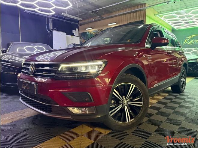 Volkswagen Tiguan 2.0 TDI 150 cv BLUEMOTION CARAT 4MOTION  Rouge de 2016