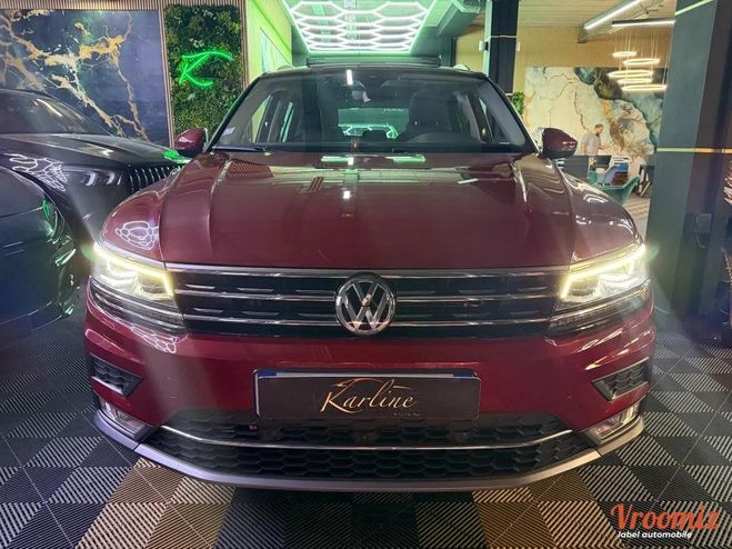 Volkswagen Tiguan 2.0 TDI 150 cv BLUEMOTION CARAT 4MOTION  Rouge de 2016