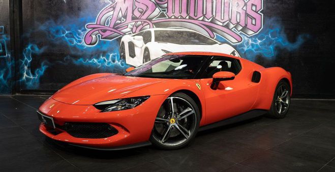 Ferrari 296 GTB coupe 3.0 turbo v6 hybride 830 Orange de 2023