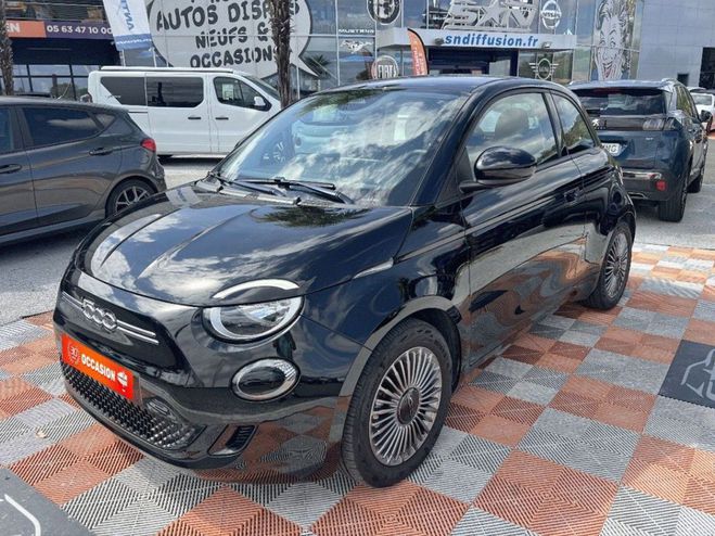 Fiat 500 e Electrique 118 NOUVELLE Batterie 42kWh Noir de 2023