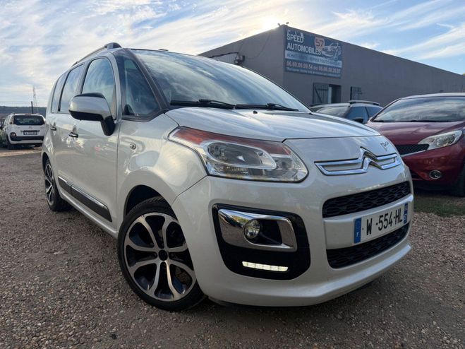 Citroen C3 Picasso 1.6 HDI 92 EXCLUSIVE * GPS * TOIT * CUIR Blanc de 2013