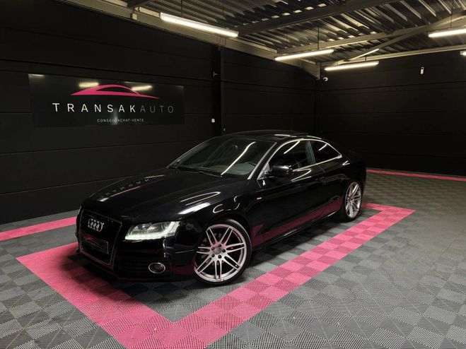 Audi A5 3.0 TDI V6 Quattro S-Line 240 ges chauff Noir de 2010