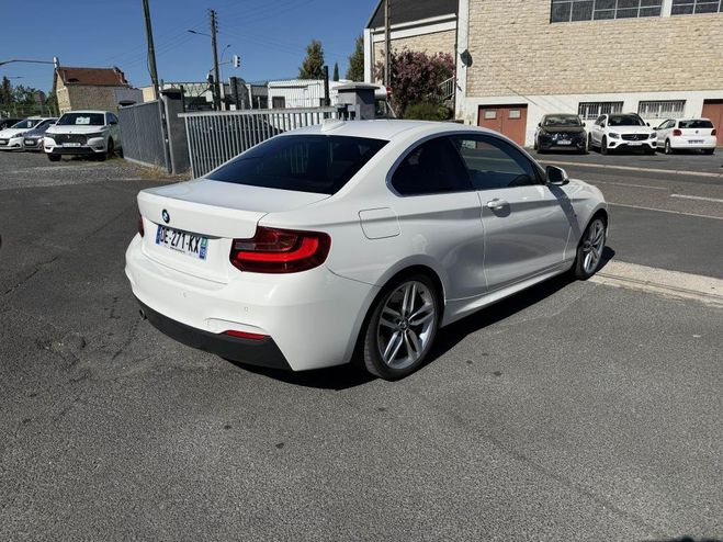 BMW Serie 2 220d Coup� - BVA M Sport gps   clim   ra BLANC de 2014