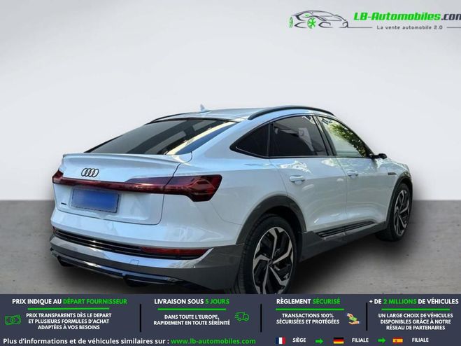 Audi E-Tron 55 quattro 408 ch Blanc M�tallique de 2022