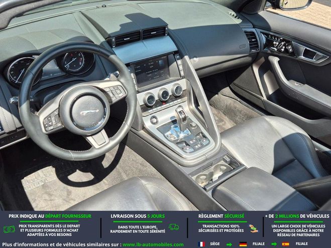 Jaguar F-Type Cabriolet V6 3L  340 ch BVA Noir de 2017