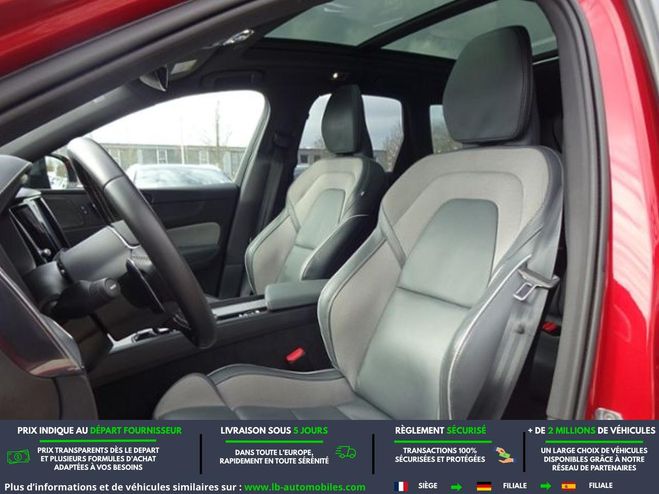 Volvo XC60 T5 250 ch BVA Rouge M�tallique de 2020