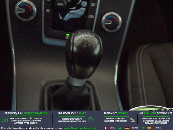 Volvo S60 T3 152 ch BVM Noir M�tallique de 2015