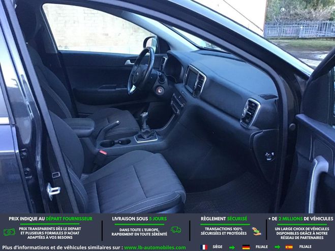 Kia Sportage 1.6 GDi 132 4x2 Noir M�tallique de 2018