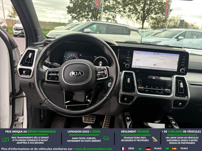 Kia Sorento 1.6 T-GDi Hybride 230 ch 5 pl BVA Blanc de 2021