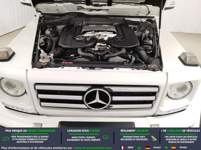 Mercedes Classe G 500 BVA Blanc M�tallique de 2016