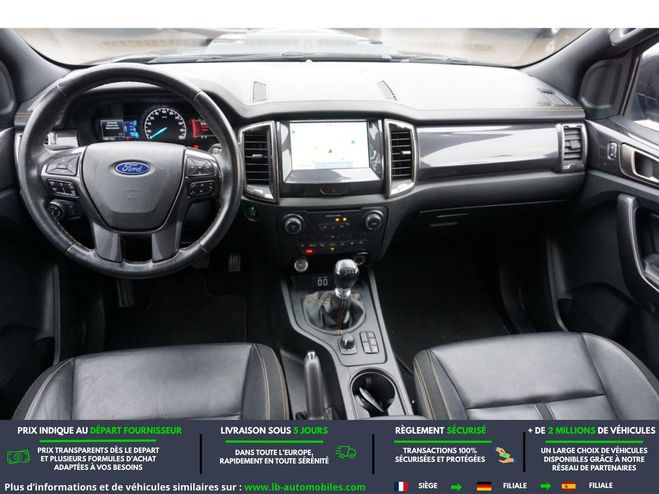 Ford Ranger DOUBLE CABINE 2.0 213 BVM Noir M�tallique de 2021