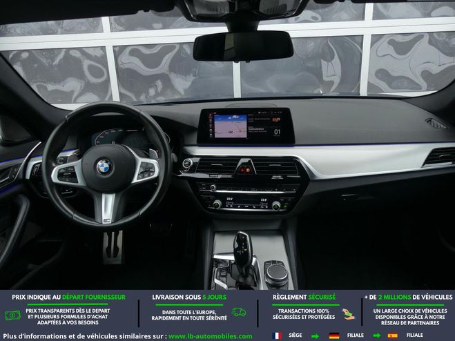 BMW Serie 5 M550i xDrive 530 ch BVA Bleu M�tallique de 2020