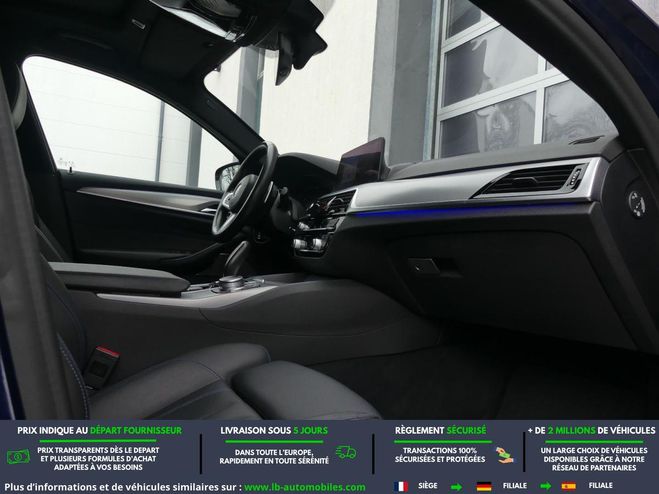 BMW Serie 5 M550i xDrive 530 ch BVA Bleu M�tallique de 2020