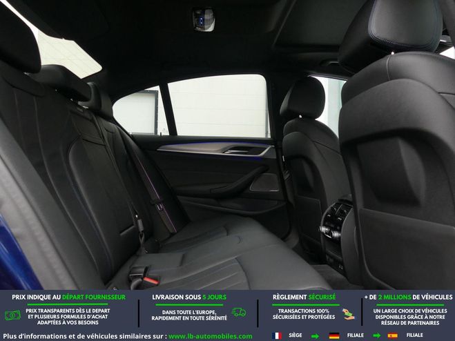 BMW Serie 5 M550i xDrive 530 ch BVA Bleu M�tallique de 2020