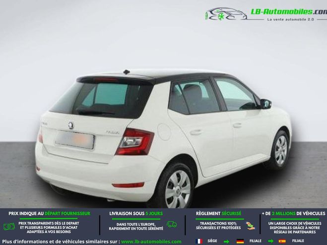 Skoda Fabia 1.0 MPI 75 ch BVM Blanc M�tallique de 2018