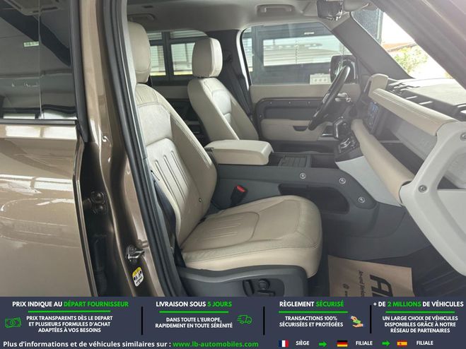 Land rover Defender 110 P400 MHEV BVA Brun M�tallique de 2020