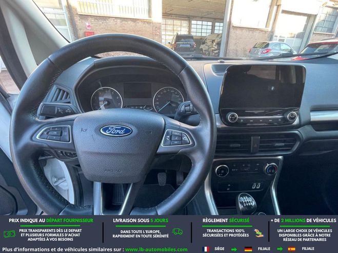Ford Ecosport 1.0 EcoBoost 100ch BVM Blanc M�tallique de 2018