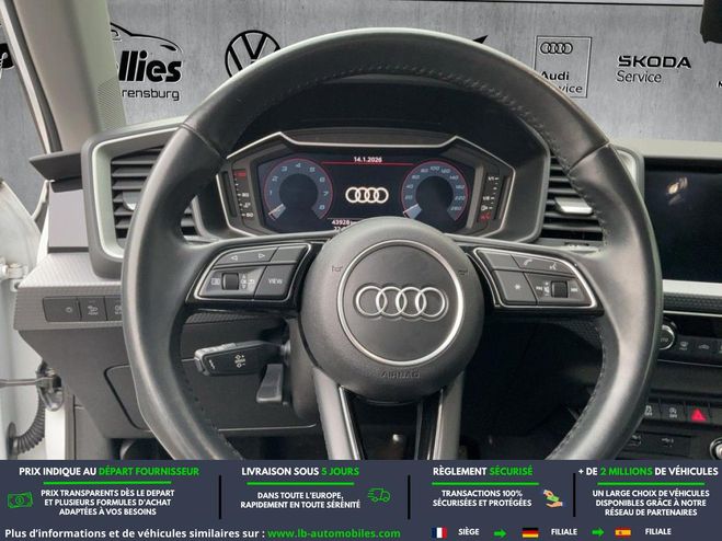 Audi A1 30 TFSI 116 ch BVA Blanc M�tallique de 2020