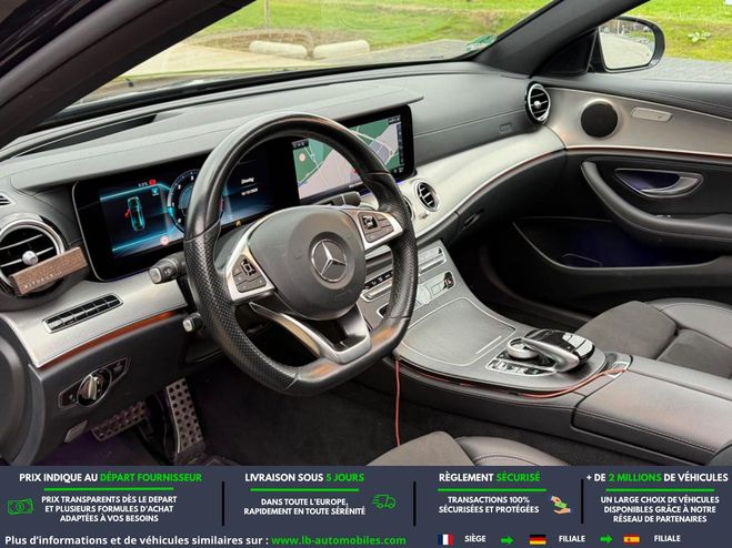 Mercedes Classe E 200 CDI BVA Noir M�tallique de 2018